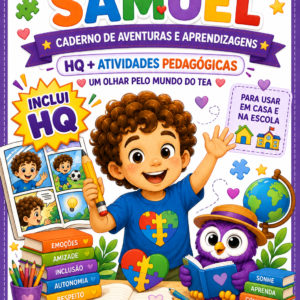 AS AVENTURAS DO SAMUEL — CADERNO DE AVENTURAS E APRENDIZAGENS VOLUME 1